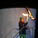 12. februar: Prinsesse Ingrid Alexandra hadde æren av å tenne OL-ilden. Foto: Terje Pedersen / NTB scanpix